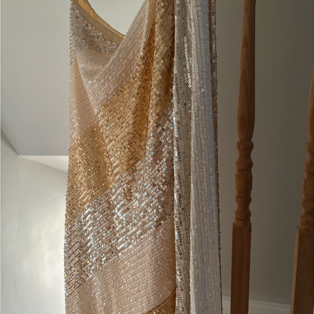 Sequin Striped Dress